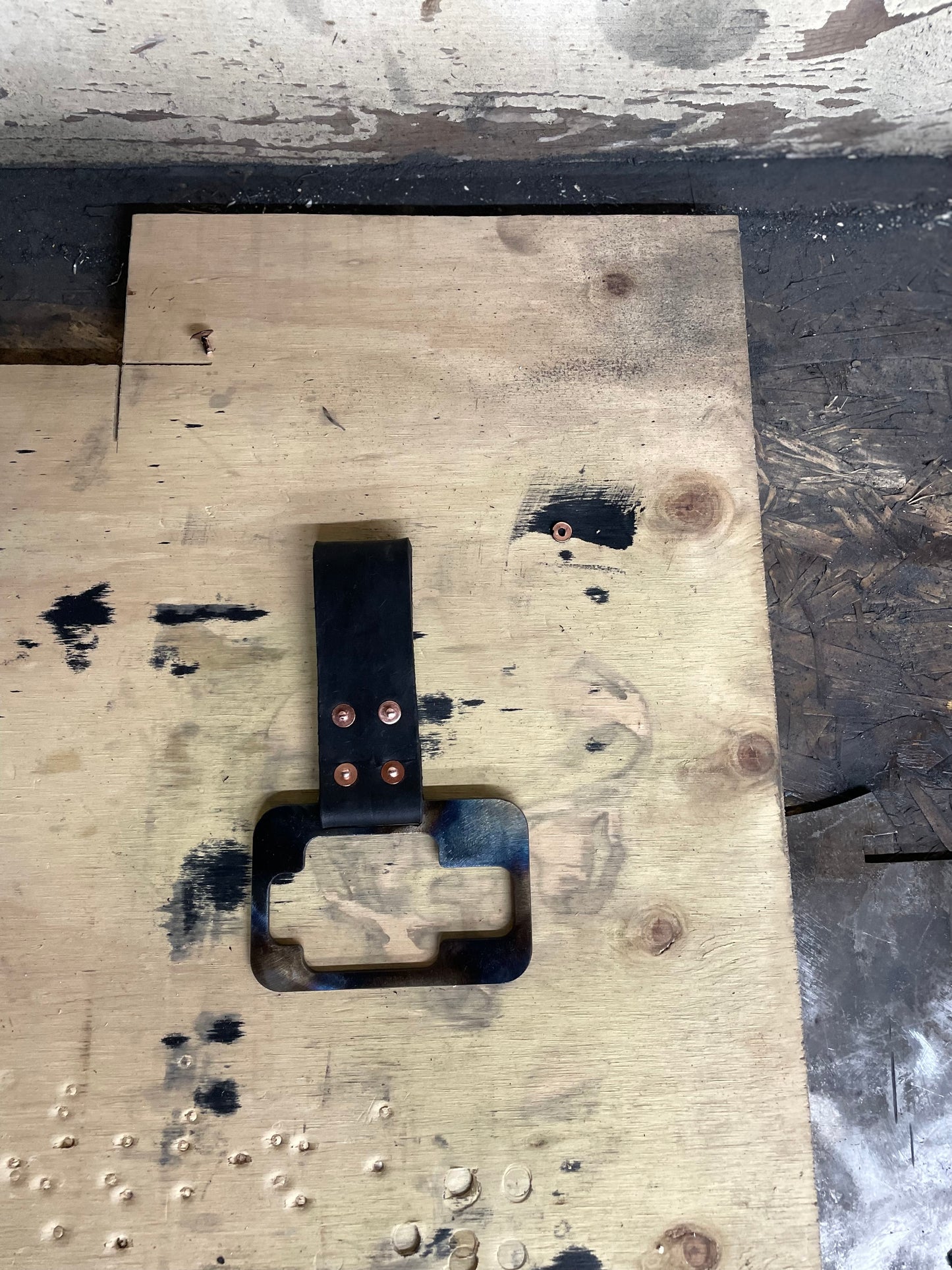 Steel Firefighter Radio Belt Holster