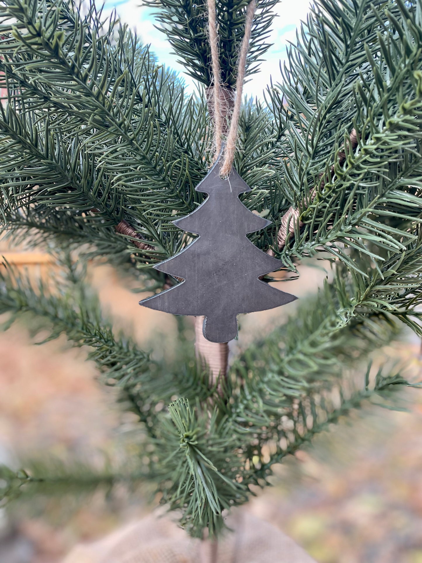 Rustic Christmas Tree Ornament