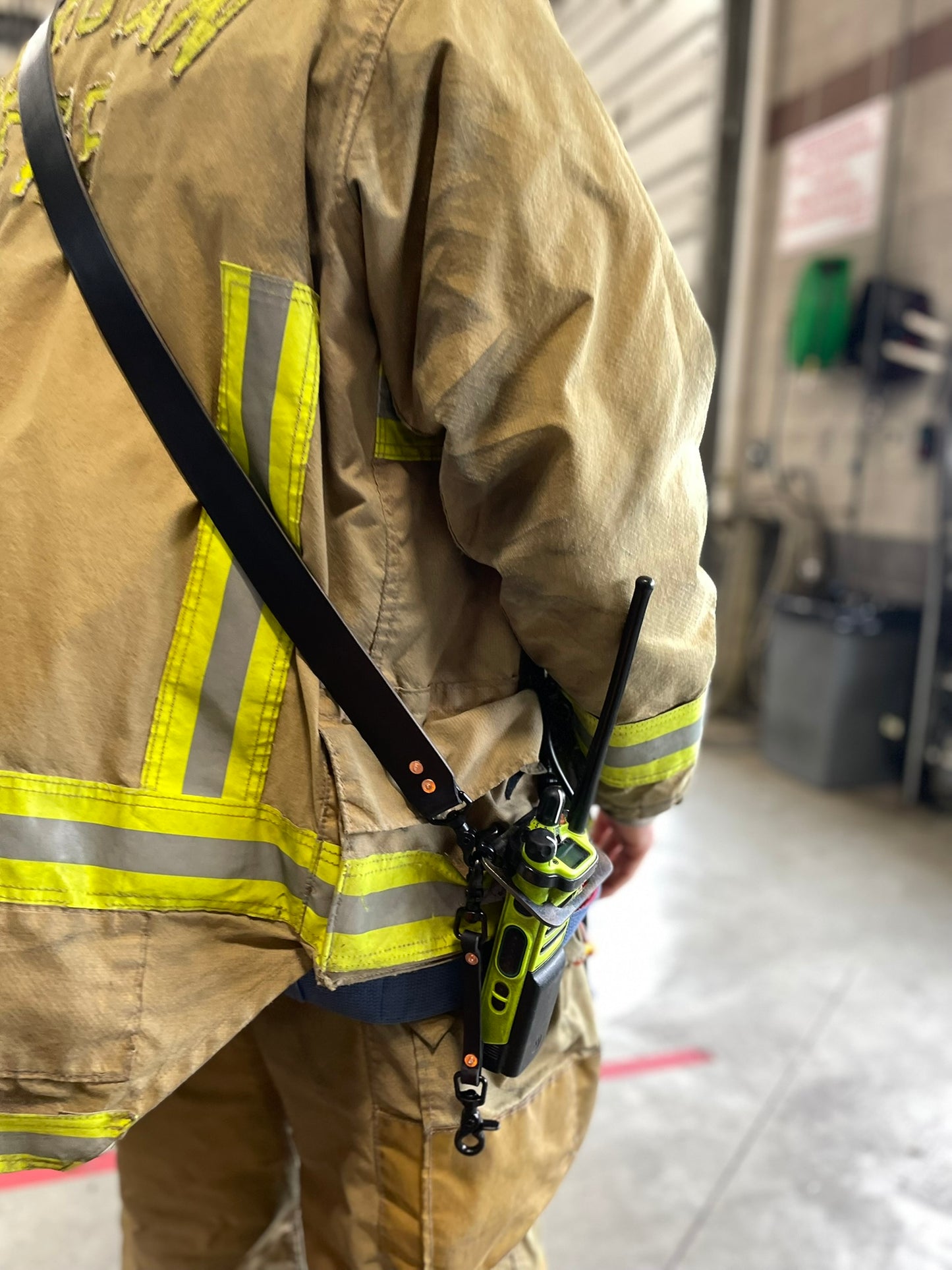 Steel Firefighter Radio Holster