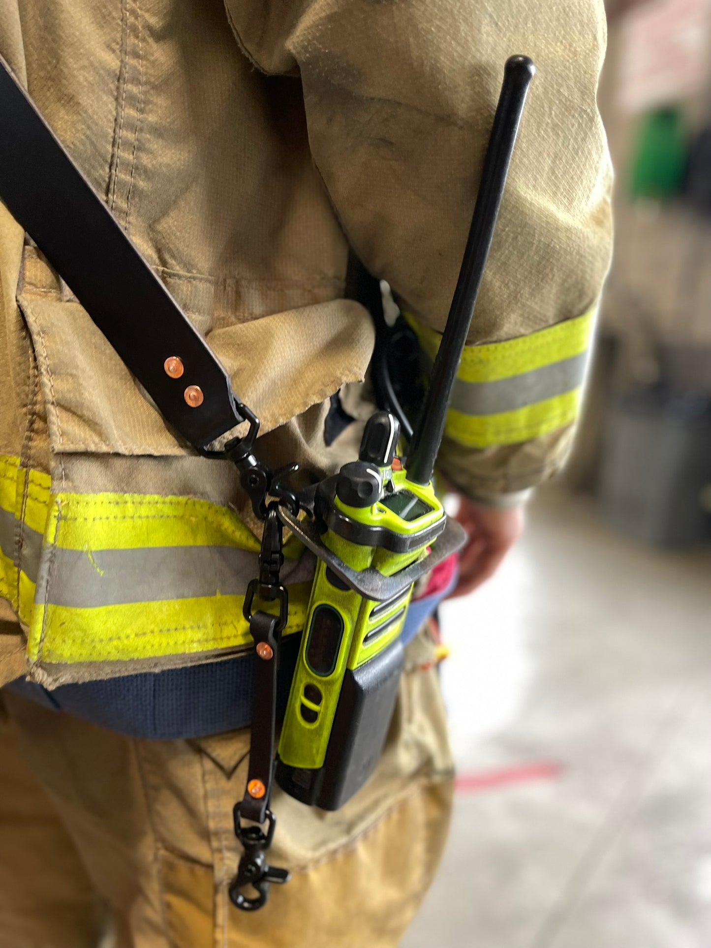 Steel Firefighter Radio Holster