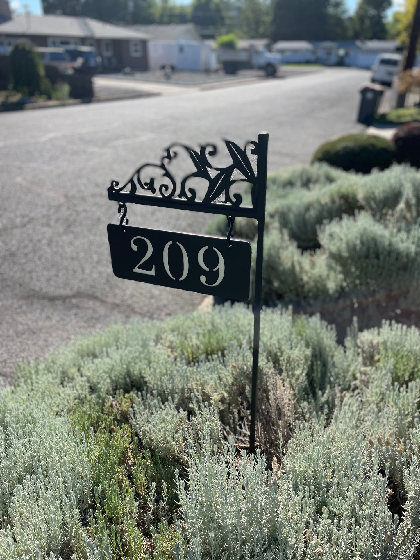 Personalized Hanging Address Sign