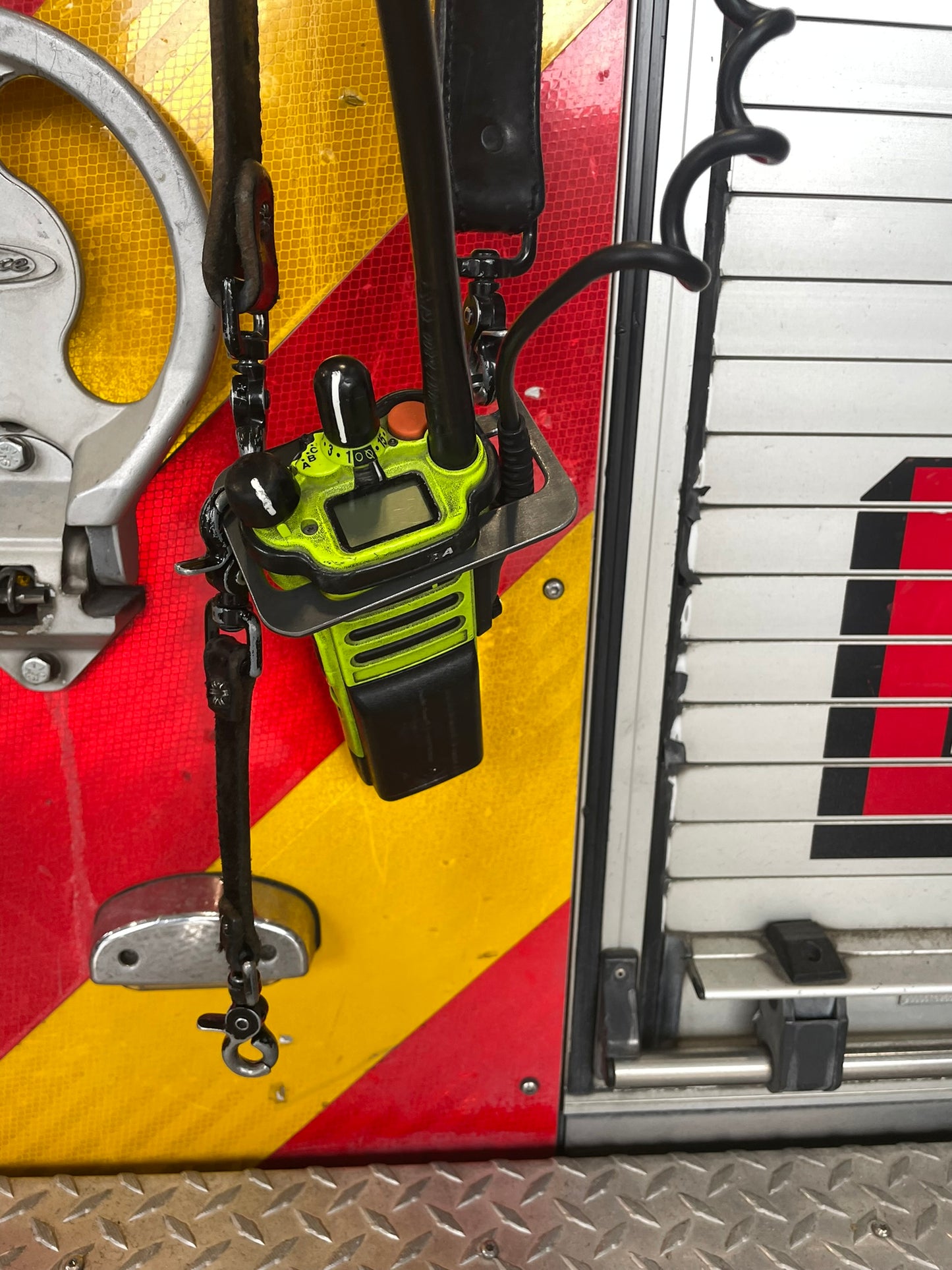 Steel Firefighter Radio Holster