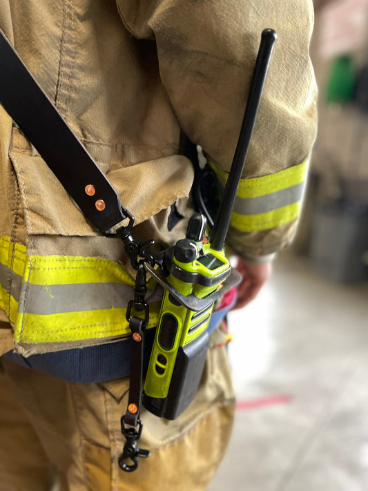 Steel Firefighter Radio Holster